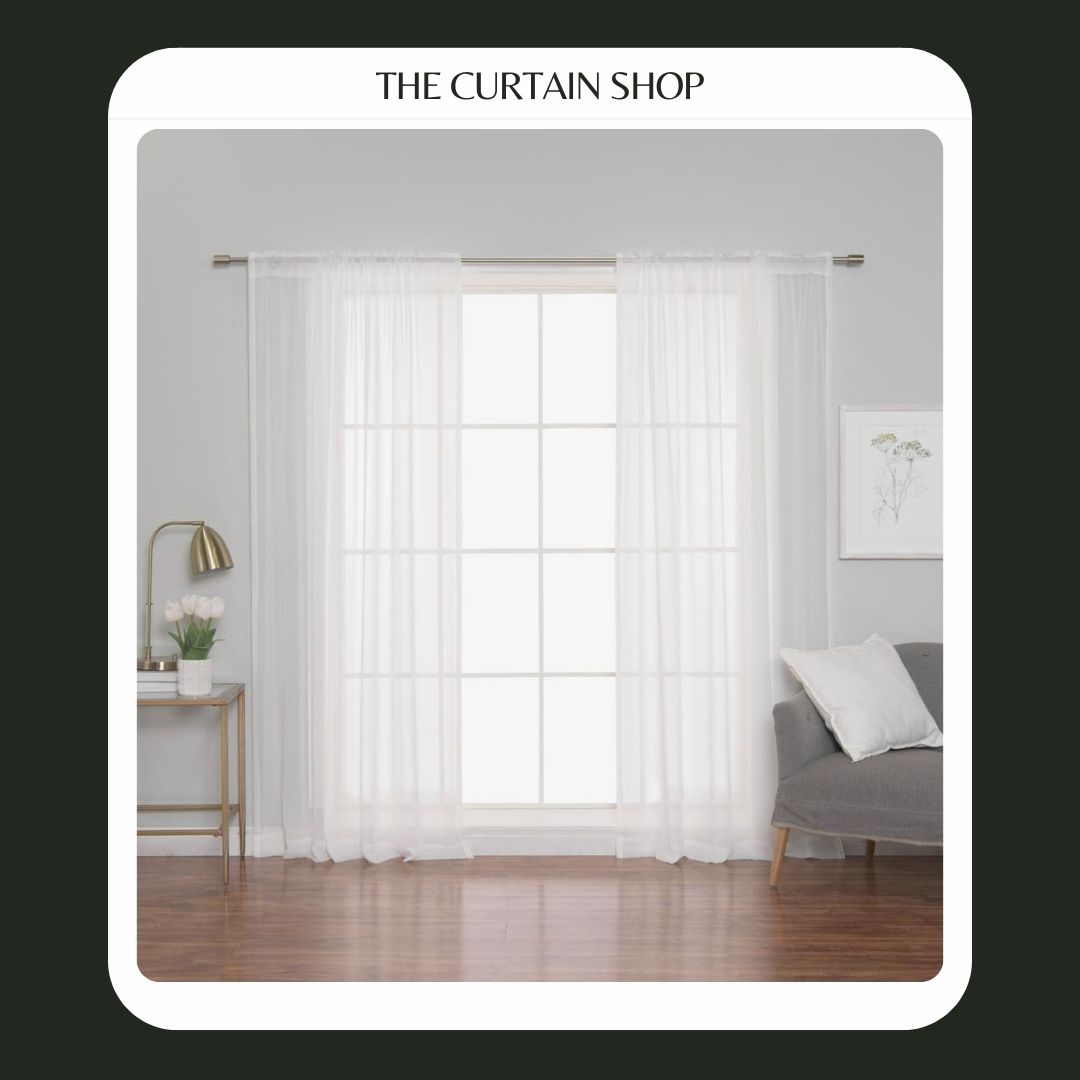 Chiffon Curtains White | Off White