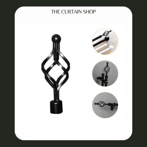 Curtain Rod ends, curtain ends, curtain rod ends design, rod ends design,