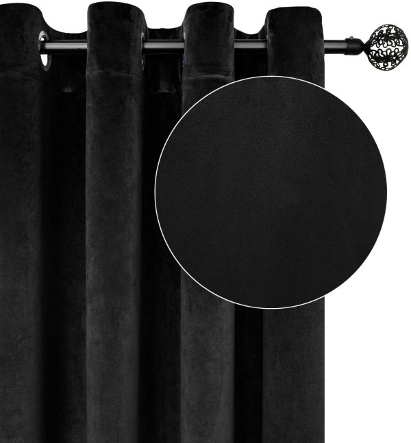 Black Velvet Curtains