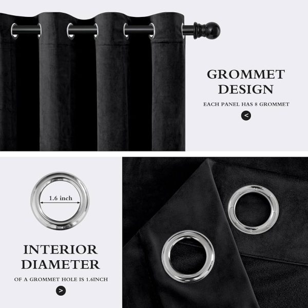 Black Velvet Curtains