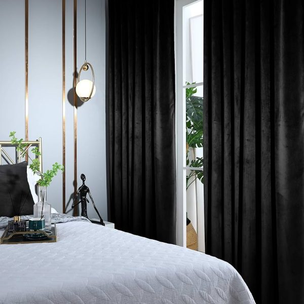 Black Velvet Curtains