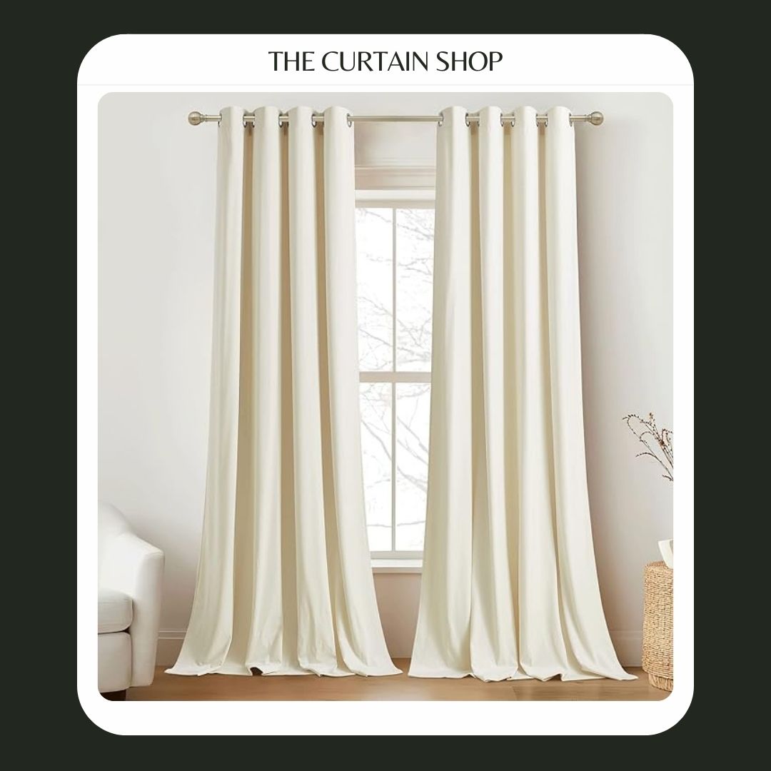 Off White Velvet Curtains
