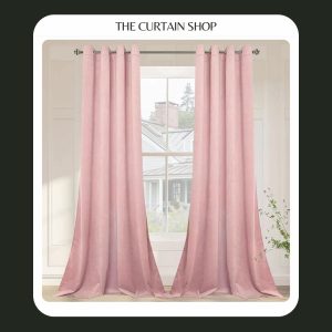 pink curtains, pink velvet curtains, velvet curtains, curtains,