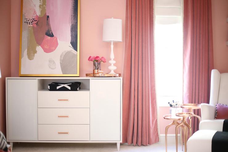 Pink Velvet Curtains