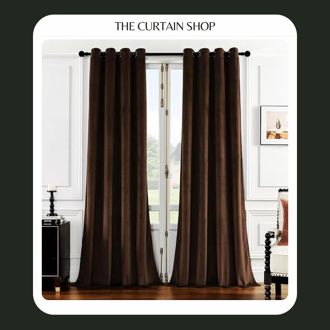 Brown Velvet Curtains