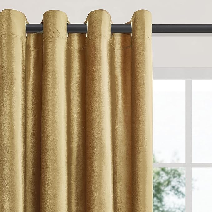 Golden Curtains, Golden velvet Curtains, Velvet Curtains, Curtains,