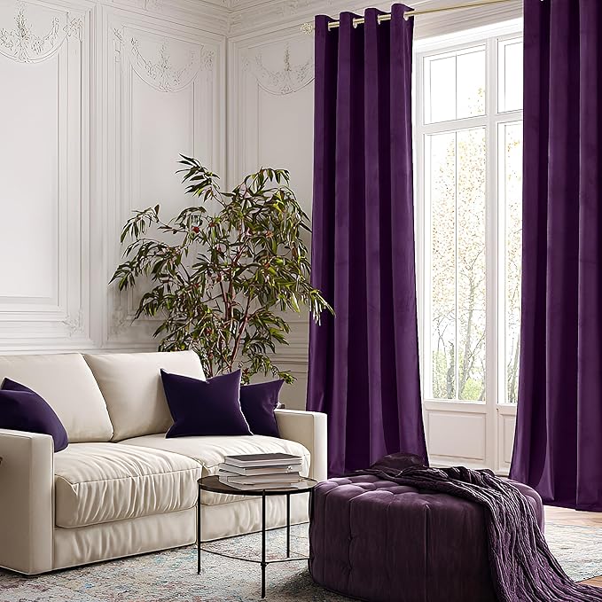 Purple Velvet Curtains